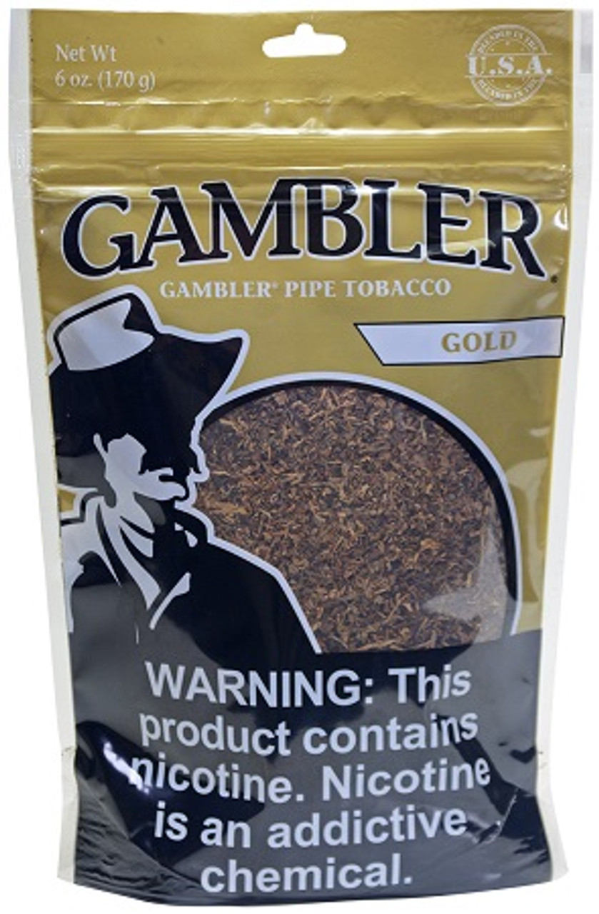 Gambler Pipe Tobacco 6-Ounces GOLD