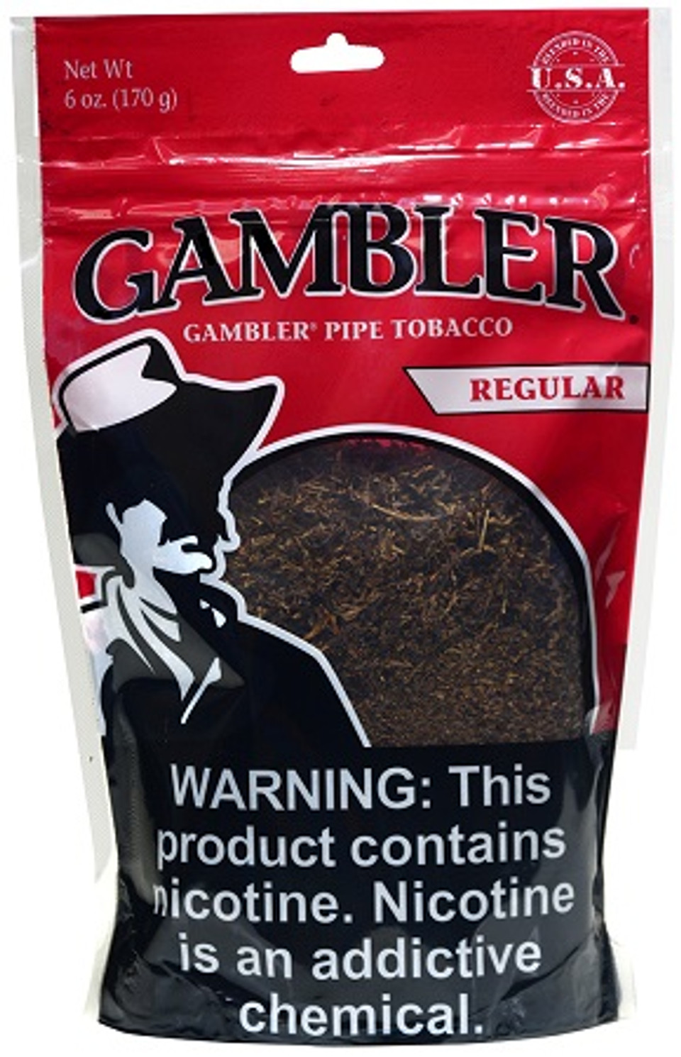 Gambler Pipe Tobacco 6-Ounces REGULAR