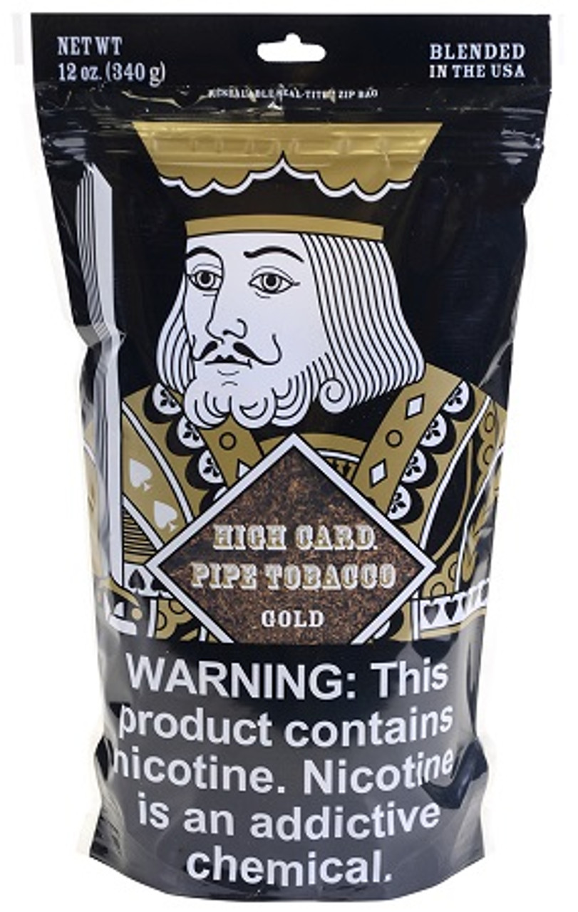 High Card Pipe Tobacco 12-Ounces GOLD