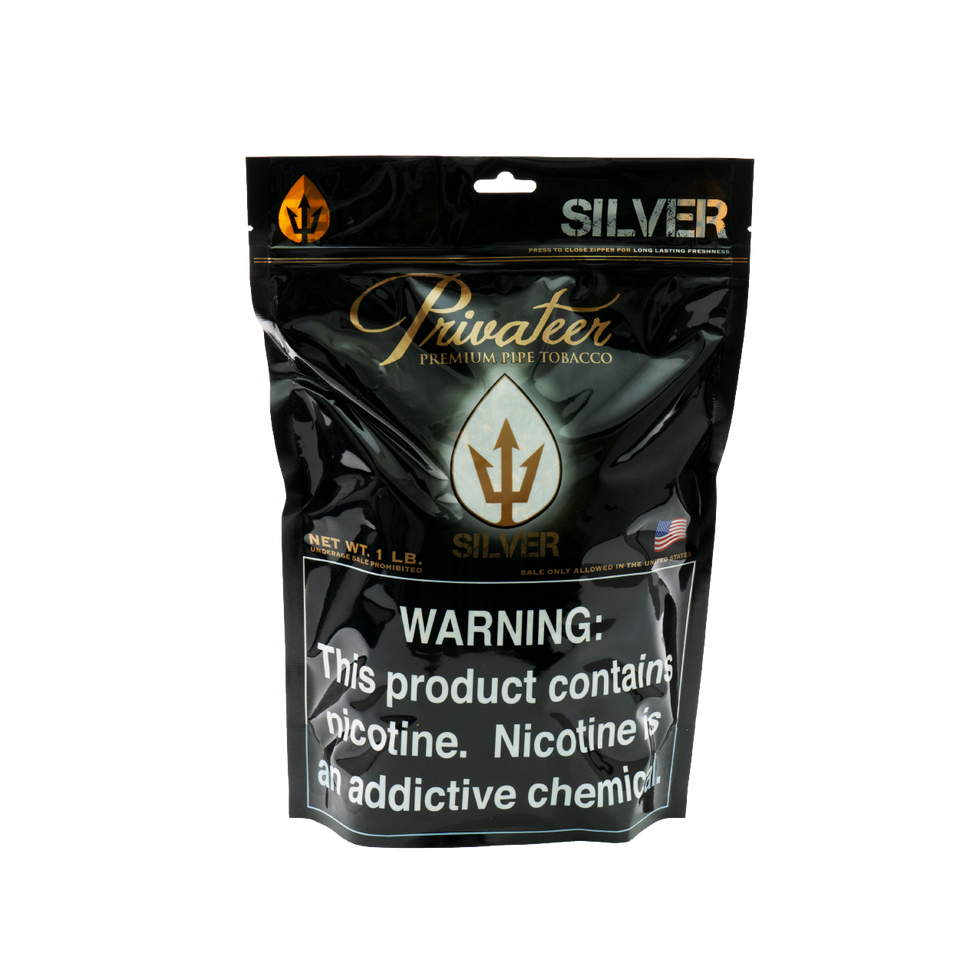 Privateer Pipe Tobacco 16-Ounce Silver