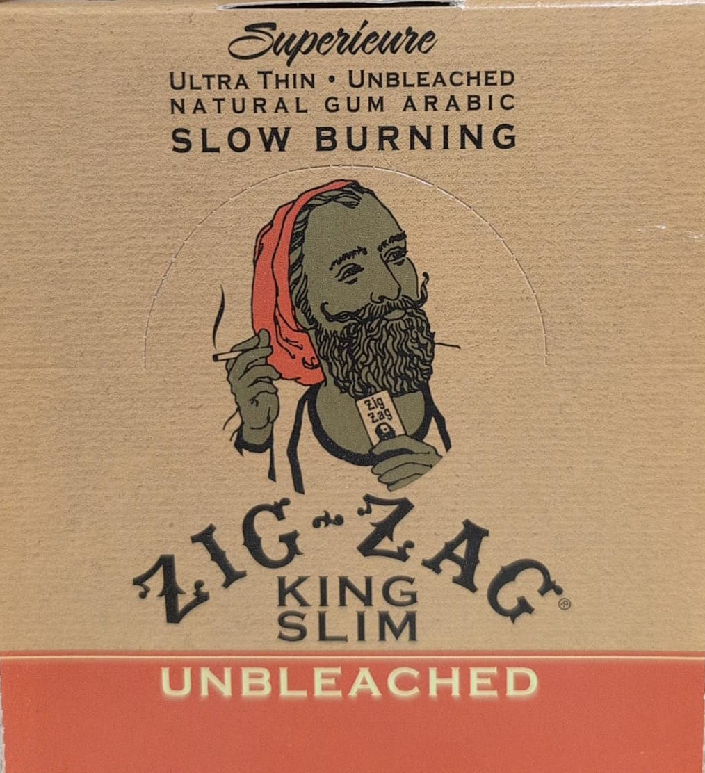 Zig-Zag Unbleached Papers King Slim 110mm
