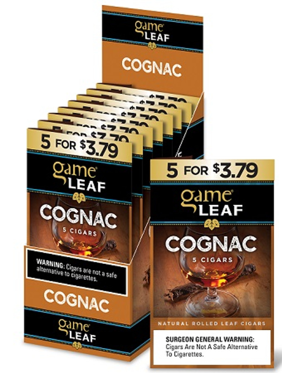 Game Leaf Cigars 5 for $3.79 COGNAC