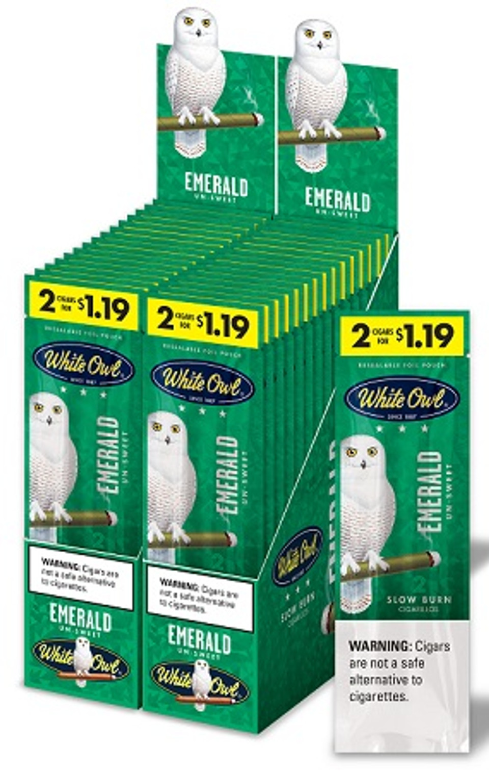 White Owl Cigarillos – 2 for $1.19 EMERALD