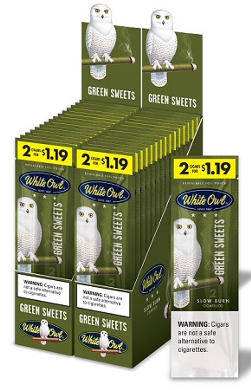 White Owl Cigarillos – 2 for $1.19 GREEN_SWEETS