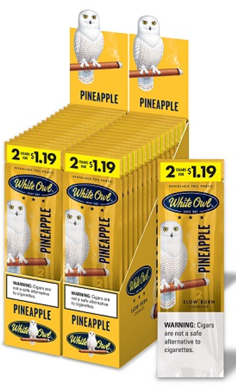 White Owl Cigarillos – 2 for $1.19 PINEAPPLE