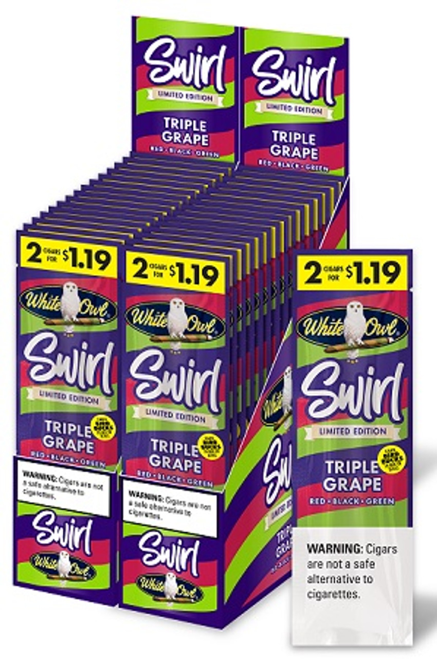 White Owl Cigarillos – 2 for $1.19 SWIRL_TRIPLE_GRAPE