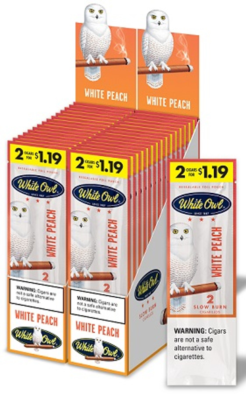 White Owl Cigarillos – 2 for $1.19 WHITE_PEACH